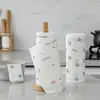 Paño de Limpieza Desechable para Cocina, Engrosado, Lavable, Estampado, Doble Uso para Limpieza Seca y Húmeda, Estropajo sin Pelusa