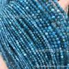 2/3/4mm natural azul fósforo cinza contas soltas apatita seção redonda contas contas diy colar pulseira material de jóias