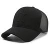 Sombrero de red al por mayor para hombre y mujer, sombrero de sol de primavera y verano, sombrero parasol, sombrero con patrón de logo grande K bordado, sombrero de color liso