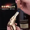 Encendedor de Llama Directa 529A de China para Repostería y Arte con Azúcar, Encendedor de Cigarros Creativo a Doble Llama a Prueba de Viento