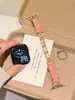 Pulseira de Metal com Pele de Ovelha Adequada para Apple Watch iWatch 12ª Geração 11/10
