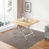 Nova Mesa Dobrável Casa de Aluguel Mesa para Casa Alugada Mesa de Jantar para Casa Mesa de Estudo Banca de Rua Portátil ao Ar Livre Mesa para Dormitório