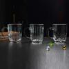 Vaso taza de vidrio resistente al calor para té de burbujas, taza para beber agua, taza rayada, taza para té de flores, taza para agua fría con asa, taza, taza de oficina, taza para leche