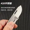 Mini Cuchillo Plegable Afilado Portátil Llavero para Uso en Exteriores, Cuchillo Plegable Pequeño para Abrir Paquetes