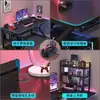 Escritorio de computadora, mesa de escritorio simple para vivienda de alquiler, escritorio para juegos, escritorio para oficina en casa, mesa de trabajo, escritorio de escritura para dormitorio, escritorio de estudio