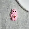 Acessórios de Urso Coloridos de Desenho Animado em Resina diy Cola de Chantilly Capa de Celular Acessórios Decorativos Acessórios Artesanais Acessórios