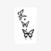 Pegatinas de Tatuaje Temporales para Brazo Mariposa Tridimensional Estilo Oscuro Europeo y Americano Personalizado de Nuevo Estilo Transfronterizo de Gama Alta