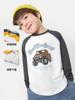 Camiseta de Manga Longa 100% Algodão para Meninos Outono 2026 Nova Roupa Infantil Roupa Básica para Bebê Top Roupas da Moda Primavera e Outono