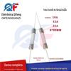 Tubo de fusível cerâmico com chumbo 6x30mm 10/12/15A250V tampa dupla fio de proteção ambiental tubo de fusível de corrente