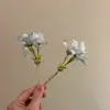 Flor de Tela Moda Pinza para el Cabello Simple Estilo Dulce Fresco Pinza para el Cabello Única Nicho Accesorio para el Cabello de Gama Alta Venta al por Mayor
