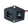 Etl Certificado Americano AC 01A Agujero para Tornillo Negro de 8 Caracteres Anti-Toque Accidental Interruptor de 4 Pines Socket Triple Uno