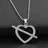 Collar de joyería de comercio exterior europeo y americano para hombre, colgante de acero de titanio, collar largo coreano de acero inoxidable, cadena de suéter para niña