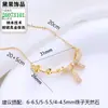 Base para collar de perlas DIY, collar de múltiples cuentas con lazo juvenil, accesorios de cadena para la clavícula, joyería al por mayor estilo coreano