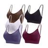 Sujetador Deportivo Sexy de Talla Grande sin Aros, Espalda Descubierta, Estilo Europeo y Americano, Push-Up para Mujer