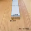 Tiras Planas de Aluminio, Barras de Aluminio, Placas de Aluminio, Tiras Planas de Aluminio para Bricolaje, Barras Cuadradas de Aluminio, Perfiles de Aleación de Aluminio 6063-t5, Ventas al por Menor