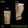 Madera maciza madera europea calcomanía de talla de madera pilar capitel viga soporte pared de fondo armario gabinete pasillo apertura mate cabeza de flor decorativa ménsula