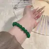Pulsera de Abalorios de Cristal Natural Piedra Natural 2026 Nuevo Artículo Popular Simple Nicho Sensación de Alta Gama Pulsera de Piedra Natural