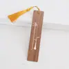 Marcadores de Madera Estilo Zen Chino, Regalos Pequeños Culturales y Creativos Personalizados, Souvenirs de Viaje, Marcadores Literarios Estilo Antiguo de Secuoya