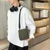 2025 Estilo Japonés Nuevo Casual Versátil Color Sólido Bolsa para Teléfono Pequeña Bandolera Simple Mini Unisex Bolso Cruzado de Hombro