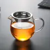 Copo de Vidro Borossilicato Espesso para Caneca com Divisor de Chá Tigela de Chá Grande Acessórios para Cerimônia do Chá Venda por Atacado