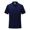 Nueva Camisa Polo de Solapa de Manga Corta de Verano 190g 40 Hilos para Hombre Color Puro Elegante Casual Moda Ropa de Trabajo con Estampado