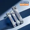 Conjunto Portátil de Cortadores de Unha de Aço Inoxidável Cortador de Unha Oblíquo Ferramenta de Beleza para Cuidados Cortador de Unha Conjunto de Tesouras para Unha