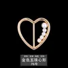 Anillo de alta gama con perlas de forma japonesa, hebilla para cinturón, ropa, hebilla para camisa, dobladillo de cortavientos, rincón de moda versátil, hebilla anudada