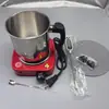 Oferta especial: Kit de fabricación de velas de estándar americano, Kit DIY para hacer velas de soja, Fundidor de cera eléctrico, Termómetro para taza de vela