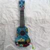 Ukulele pintado para crianças guitarra pequena pode tocar simulação meninos e meninas Bebê instrumentos musicais piano brinquedos foto atacado