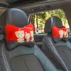Almofada de Pescoço para Encosto de Cabeça de Carro Tamanho Grande Fofa Criativa Almofada Assento de Carro Marca da Moda Cachorro Urso Desenho Animado