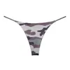 Tanga Sexy de Duas Tiras Cintura Baixa Esportiva Fitness Biquíni Calções de Banho Feminino em T Sexy para Yoga