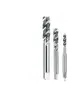Machos de Máquina Helicoidales Endurecidos con Cobalto para Aluminio y Acero Inoxidable, Brocas Fresadoras para Roscado de Hilo Fino M3M4M5M6M8M10M12