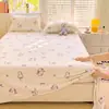 Juego de Sábanas de Terciopelo de Leche Invierno Clase A Pieza Única 180x200 Espesado Suave Terciopelo de Coral Dormitorio Persona Sola Funda de Almohada Juego de Tres Piezas