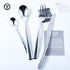 Vajilla Occidental Cosmopolitan de Acero Inoxidable Espejo Alemán para Mesa, Cuchillo para Bistec, Tenedor y Cuchara, Juego de 3 Piezas para Hotel, Hogar, Regalo