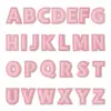 Patches bordados com letras multicoloridas, patches de reparo sem costura para furos em roupas, patches decorativos DIY para bolsas e cadernos