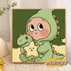 Pintura Digital Nezha DIY Fofo Criança Mágica Caos no Mar Colorir Presente de Feriado Feito à Mão Desenho Decorativo Desenho para Pendurar