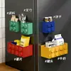 Prateleira de Armazenamento Magnética de Parede para Hall de Entrada, Caixa de Armazenamento para Lanches, Máscaras, Chinelos, Porta-Guarda-chuva, Cesta Suspensa