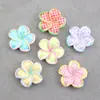 Resina de Plumeria, acessórios de resina DIY, adesivos para capa de celular com cola creme de flor de cerejeira, materiais para acessórios de cabelo e adesivos de grampos