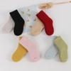 Calcetines de lana para niños de otoño e invierno, calcetines de rizo para bebé, calcetines casuales neutros, calcetines gruesos y cálidos para el suelo, calcetines para bebé