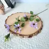 Flores Artificiales, Ramo Pequeño de Margaritas de 4 Cabezas, Flores Falsas para Boda, Flores Artificiales, Materiales Florales para Boda, Decoración de Auditorio y Banquete, Flores de Seda