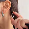 Brincos de Design de Nicho com Sensação de Luxo Leve e de Alta Qualidade, Acessórios de Orelha Versáteis para Mulheres, Estilo Simples e Minimalista para Outono e Inverno, com uma Vibração Refinada e Luxuosa
