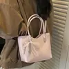 Bolsa de mão pequena super popular para mulheres, novo modelo de verão 2026, luxo leve e sensação de alta qualidade, bolsa de ombro tipo balde para o dia a dia