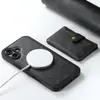 Adecuado para iPhone 18 Pro Max Funda de Cuero para Teléfono Móvil con Soporte para Tarjeta Dos en Uno Carga Inalámbrica Magnética Magsafe