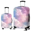 Nueva Funda Gruesa Transfronteriza para Maleta, Funda Protectora Elástica, Funda Antipolvo de Alta Elasticidad, Serie Paisaje y Cielo Estrellado Funda para Maleta de Viaje