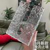 Lujo Ligero Patrón Transparente Glaciar Caja de Pañuelos Transparente Caja de Almacenamiento de Toallas de Lavado Caja de Papel Multifuncional para Baño Montada en la Pared