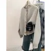 Cardigan de Tricô Manga Longa Estilo Coreano Estilo Preguiçoso para Mulheres na Primavera e Outono Casual Aparência Emagrecedora Versátil Suéter Jaqueta de Botão Único Top
