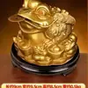 Atacado Sapo de Três Pernas Sala de Estar Loja Ornamentos Atrai-Riqueza Presentes de Inauguração Balcão de Caixa Sapo Dourado de Latão de Três Pernas