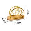 Hierro para Marcar Soporte para Pañuelos Soporte Vertical Creativo para Pañuelos Porta Servilletas para Restaurante Occidental Estante Soporte para Almacenamiento de Pañuelos
