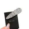 Presilha BB full-diamond gota d'água ultra brilhante de luxo leve para mulheres, presilha lateral com toque de alta qualidade, presilha para franja estilo coreano