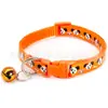 Collar Multicolor Estampado para Perro Perro Pequeño Gato Accesorios con Cascabel Collar Antiperdida Collar para Gato